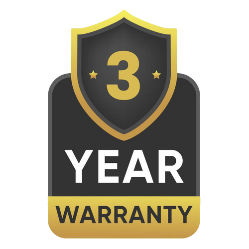 3 Year Warranty
