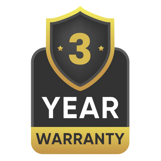 3 Year Warranty