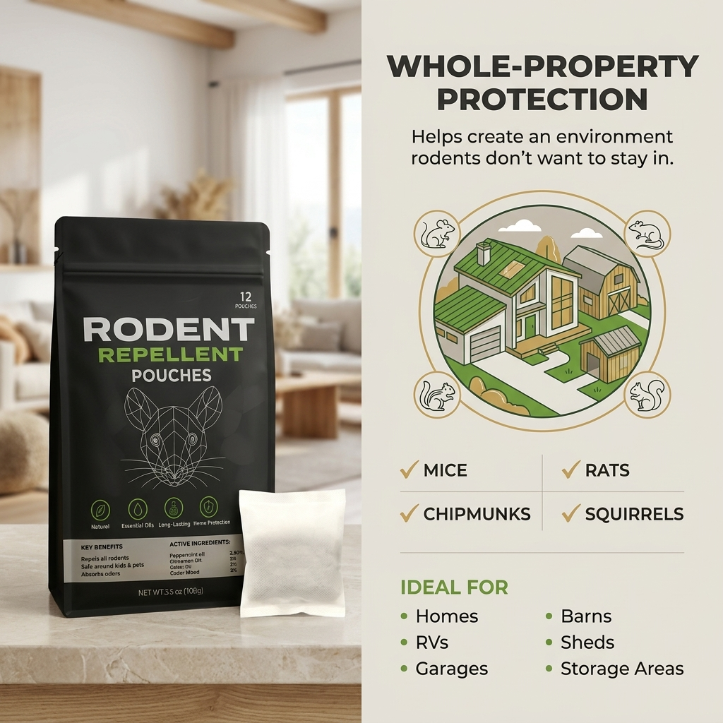 Rodent Repellent Pouches