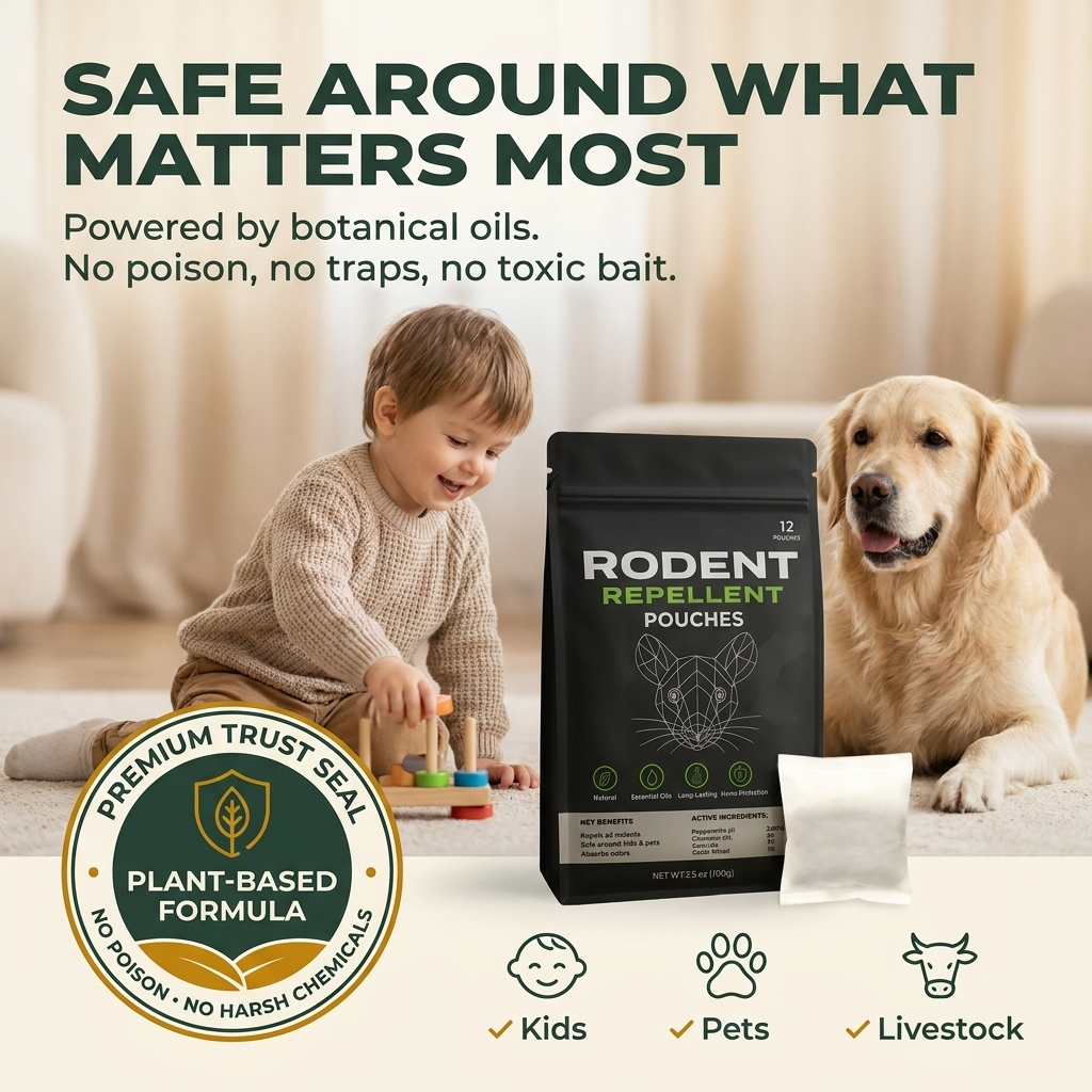 Rodent Repellent Pouches