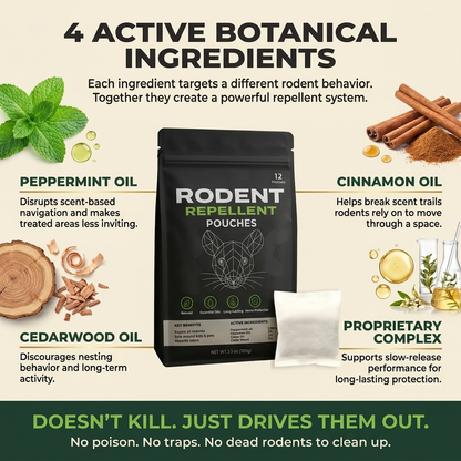 Rodent Repellent Pouches