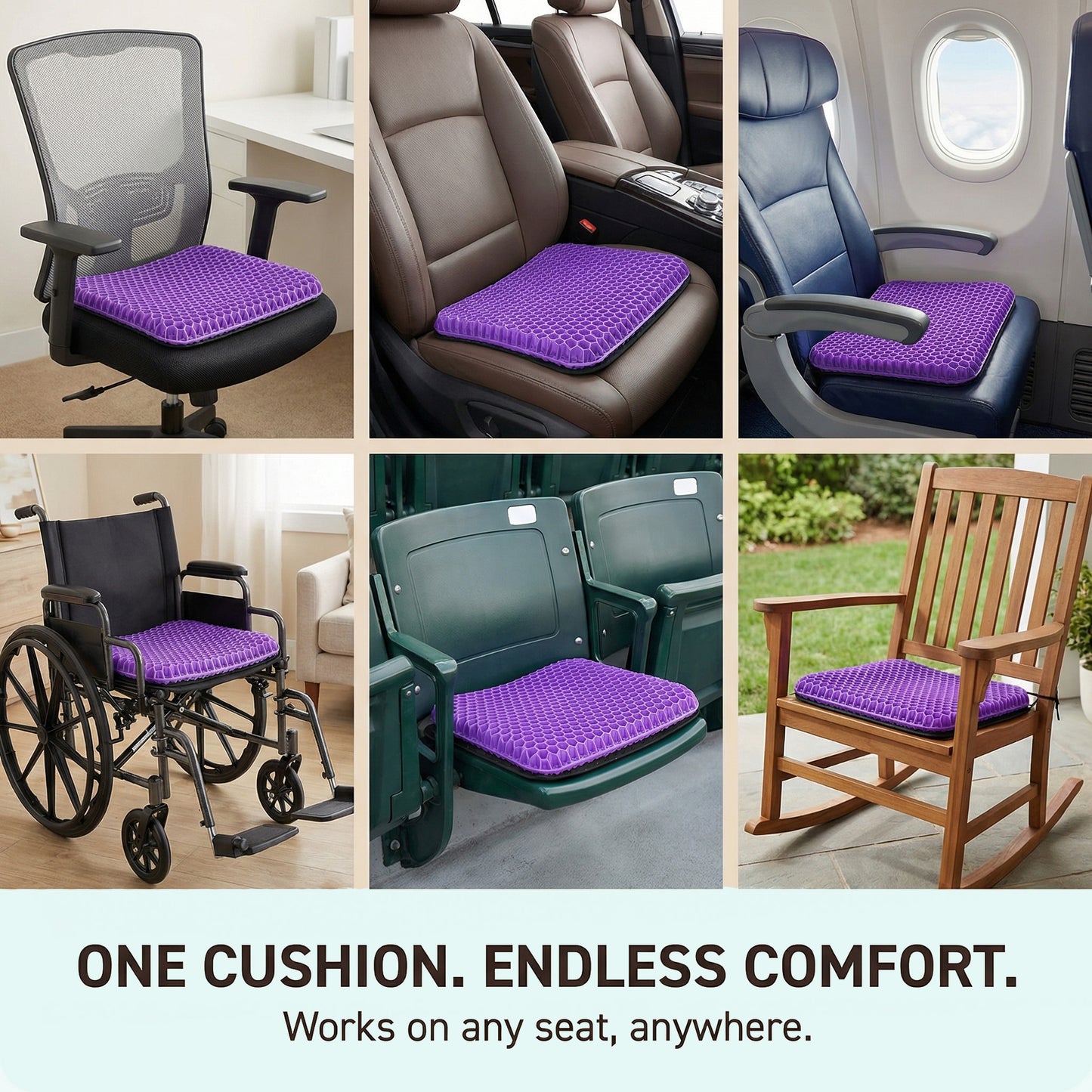 ComfortGrid Honeycomb Gel Cushion